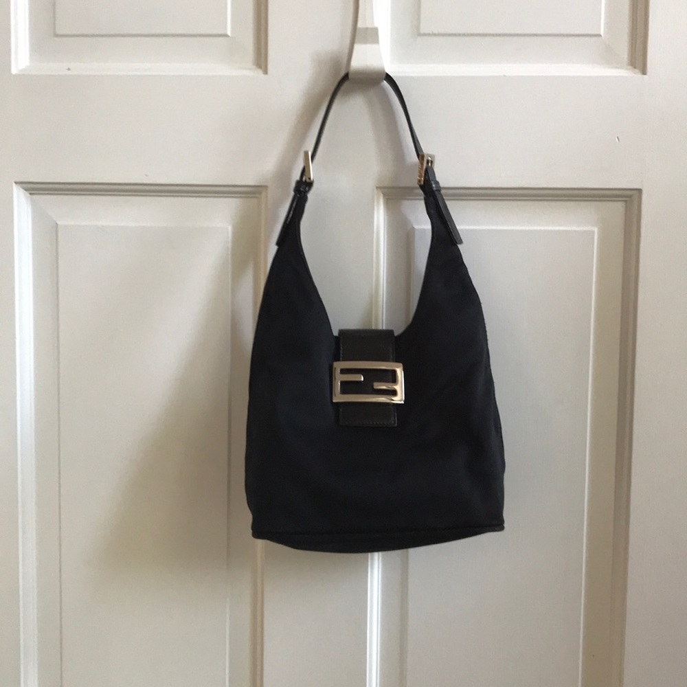 Authentic Vintage Fendi Nylon Cocktail Bag